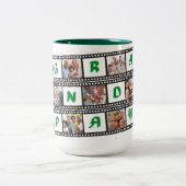 Opa's Coffee Tasse Personalisiert mit 7 Fotos! (Mittel)