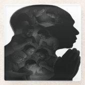 Opas Faith Journey Glass Untersetzer (Vorderseite)