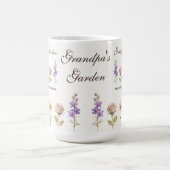 Opa's Garten 5 Florale Geburtsmonatsblumen Kaffeetasse (Mittel)