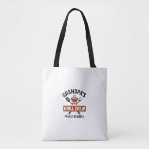 Opa's Grill-Crew Familien-BBQ-Wiedervereinigung- Tasche