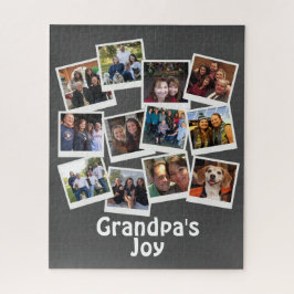 Opa's Joy Foto Frame Collage Modern Trendy Puzzle