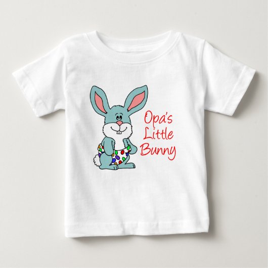 Opas kleiner Hase Baby T-shirt (Vorderseite)