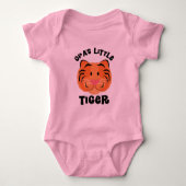 Opas kleiner Tiger-niedliches Geschenk Baby Strampler (Vorderseite)