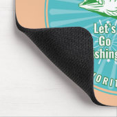 Opa's Lieblings-Angelfreund Mousepad (Ecke)