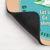 Opa's Lieblings-Angelfreund Mousepad (Ecke)