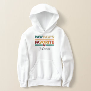 Opa's Lieblings-Retro-Einfach-Modern-Skript-Name Hoodie
