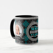 Opa's Mustache Two Foto Best in the World Tasse (Vorderseite Links)