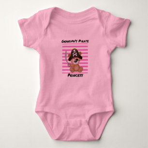Opa's Pirate Princess Baby Tutu Bodysuit Baby Strampler