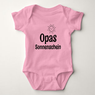 Opas Sonnenschein Baby Strampler