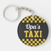 Opas Taxi | Funny Grandpa Nickname Schlüsselanhänger (Vorderseite)