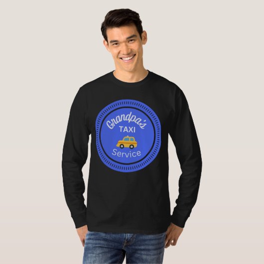 Opa's Taxi Service T - Shirt (Vorne ganz)