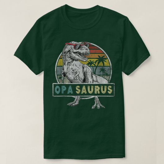 Opasaurus Fathers Day Gift T Re Opa Saurus Men Vat T-Shirt (Design vorne)
