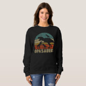 Opasaurus Rex Opa Saurus Dinosaur Granddad Sweatshirt (Vorne ganz)