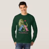 OpaSaurus T-Rex & Baby Boy Girl Dinosaurier T-Shirt (Vorne ganz)
