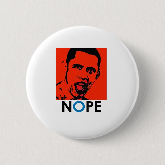 OPE/ANTI-OBAMA BUTTON (Vorderseite)