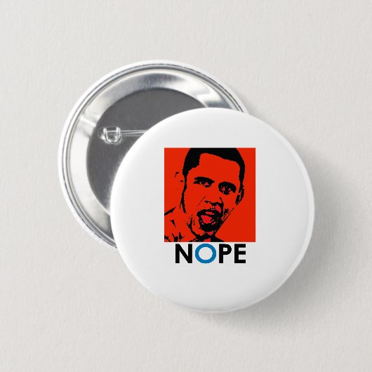 OPE/ANTI-OBAMA BUTTON (Vorne & Hinten)