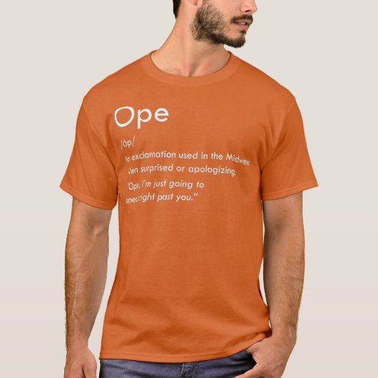 Ope Definition Mittlerer Westen T-Shirt (Vorderseite)