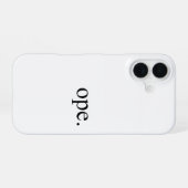 Ope iPhone 16 Hülle (Rückseite (Horizontal))
