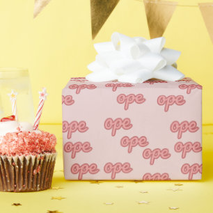 Ope Midwest Funny Quote Wrapping Paper Geschenkpapier
