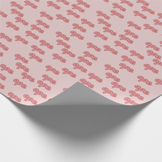 Ope Midwest Funny Quote Wrapping Paper Geschenkpapier (Ecke)