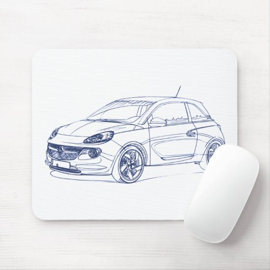 Opel Adam 2013 Mousepad (Mit Mouse)