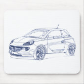Opel Adam 2013 Mousepad (Vorne)