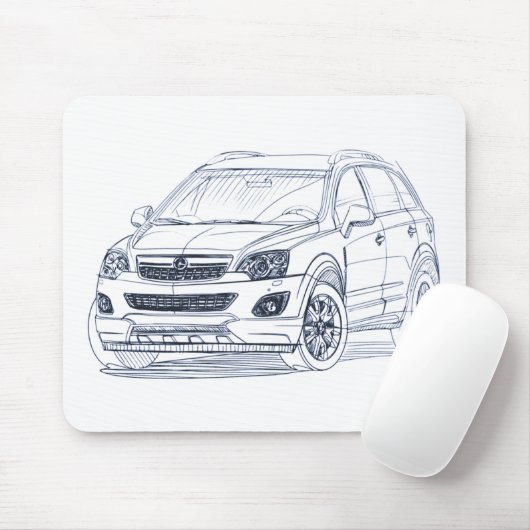 Opel Antara 2011 Mousepad (Mit Mouse)
