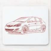 Opel Astra 2010 Mousepad (Vorne)