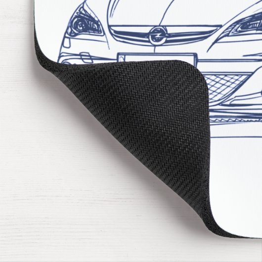 Opel Astra OPC 2013 Mousepad (Ecke)
