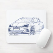 Opel Astra OPC 2013 Mousepad (Mit Mouse)