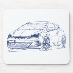 Opel Astra OPC 2013 Mousepad