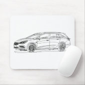Opel Astra SportTourer 2016 Mousepad (Mit Mouse)