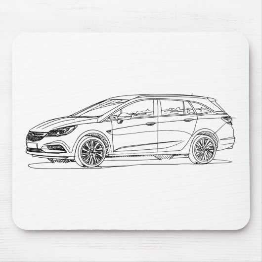 Opel Astra SportTourer 2016 Mousepad (Vorne)