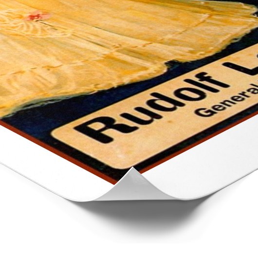 Opel Bicycles Vintages Werbeplakat Poster (Ecke)