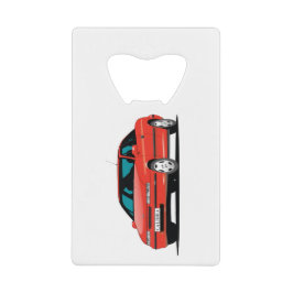 Opel Calibra red Geldbeutel Flaschenöffner