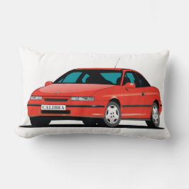 Opel Calibra red Lendenkissen