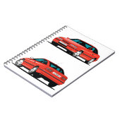 Opel Calibra red Notizblock (Linke Seite)