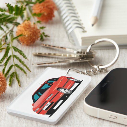 Opel Calibra red Schlüsselanhänger (Vorderseite rechts)