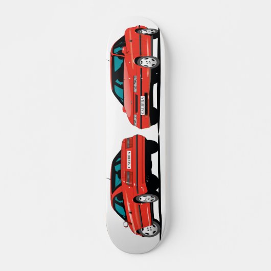Opel Calibra-Rot Skateboard (Vorne)