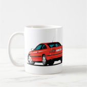 Opel Calibra, rot vorne und hinten Kaffeetasse (Links)