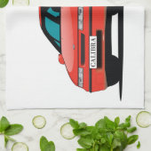 Opel Calibra rote Vorderseite Küchentuch (Gefaltet)