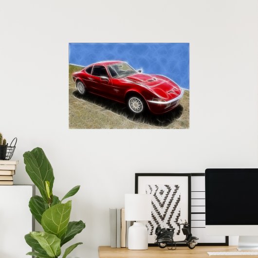 Opel GT Poster (Heimbüro)