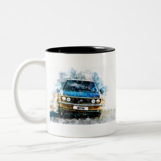 Opel Manta GTE Zweifarbige Tasse (Links)