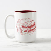 Opel Mokka 2013 Zweifarbige Tasse (Links)