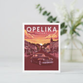 Opelika, Alabama Postkarte (Stehend Vorderseite)
