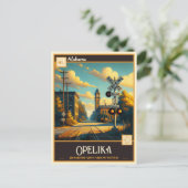 Opelika, Alabama | VINTAG Postkarte (Stehend Vorderseite)
