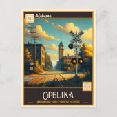 Opelika, Alabama | VINTAG Postkarte (Vorderseite)