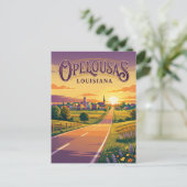 Opelousas USA Postkarte (Stehend Vorderseite)