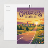 Opelousas USA Postkarte (Vorne/Hinten)