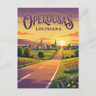 Opelousas USA Postkarte